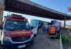 Colisão entre ônibus, carreta e carro deixa oito feridos em Santa Maria